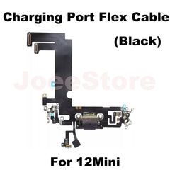 Charging Port Flex Cable for iPhone 11 12 13 14 Pro Max Mini X XS XR USB Charger Dock Connector With Microphone Ribbon Repair