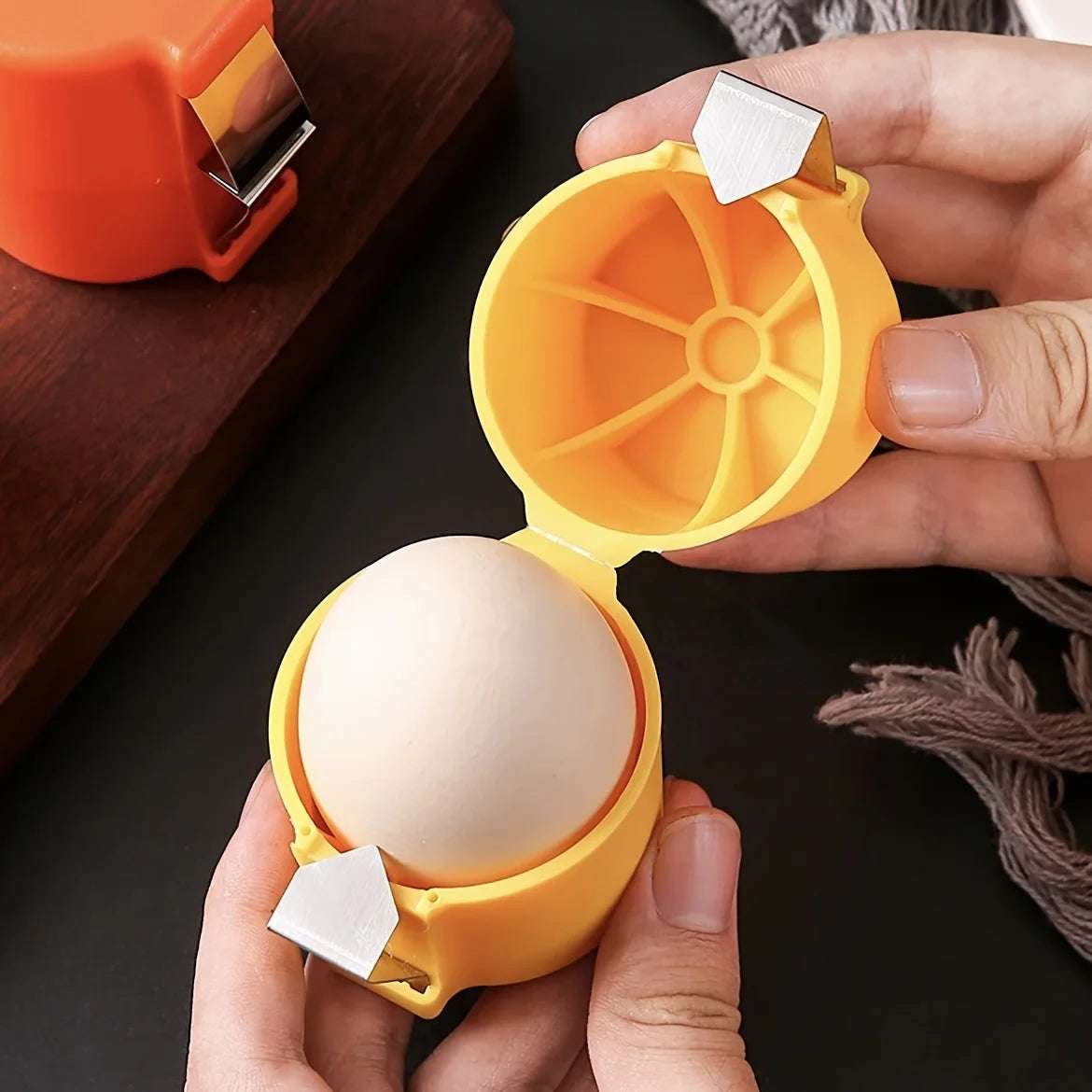 Portable Egg Opening Machine Quick Egg Beater Kitchen Egg Sheller