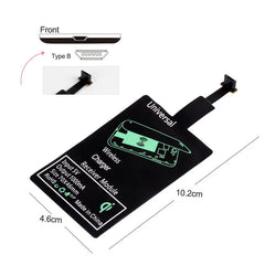 Wireless Charger Receiver Phone Charger Coil USB-C For iPhone 5 5s 6 6s 7 7 Plus Xiaomi Samsung Micro USB Type C Fast Receptor