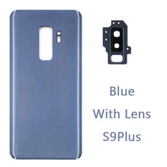 New for Samsung Galaxy S9 g960 g960f S9 Plus g965f battery back cover 3D glass panel rear door housing case camera lens replace