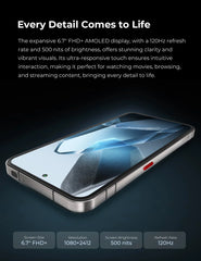 هاتف Oukitel WP200 Pro 5G Modular RuggedPhone القابل للفصل وسماعة الأذن - ساعة ذكية 72 جيجابايت + 1 تيرابايت MTK8200 هاتف ذكي وكاميرا 108 ميجابكسل