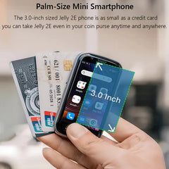 هاتف Unihertz Jelly 2E صغير الحجم بذاكرة وصول عشوائي 4 جيجابايت وذاكرة داخلية 64 جيجابايت، إصدار عالمي مفتوح، يدعم نظام أندرويد 12 وتقنية 4G، وصوت عالي الدقة، وبطاقة SD