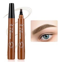 Four-pronged eyebrow pencil,waterproof,long-lasting,non-decoloring,four-pronged wild eyebrow pencil,liquid water eyebrow pencil