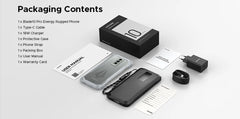 DOOGEE Blade10 Pro Energy Rugged Phone 6.56'' Screen 10.7mm Ultra-thin 6GB RAM 256GB ROM 6150mAh Battery Android 15  Smartphone