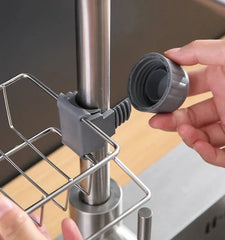 Kitchen Stainless Steel Sink Drain Rack Sponge Storage Faucet Holder Soap Drainer Towel Rack Shelf Organizer Kitchen Accessories