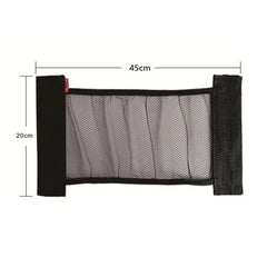 Car Trunk Elastic Mesh Fixed Straps Car Interior Organizer Extinguisher Storage Net Bag Seat Back Fixing Bag Auto Accessories
