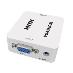 HD 1080P VGA to HDMI Adapter HDMI to VGA Converter with Audio Interface HDMI-compatible Adapter for Notebook Xbox360 DVD PS3 PC