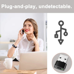 Mouse Jiggler Undetectable Automatic Mover USB Port Undetectable Automatic Shaker Keeps Computer Awake Simulate For PC Laptop