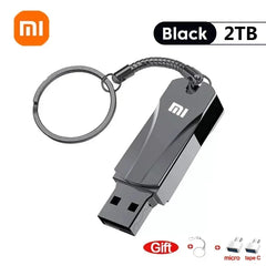 محرك أقراص فلاش USB 3.2 فائق السرعة من شاومي بسعة 16 تيرابايت، محرك أقراص USB 3.2 فائق السرعة لنقل المعادن، محرك أقراص USB 8 تيرابايت مقاوم للماء من النوع C، محرك أقراص SSD USB
