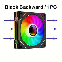 مروحة تبريد علبة PRISM IV PRO مقاس 120 مم، 5 فولت، 3 سنون ARGB، 12 فولت، 4 سنون PWM، لوحدة المعالجة المركزية والعلبة، سلسلة Infinity Mirror، 1650 دورة في الدقيقة، 65 قدم مكعب في الدقيقة