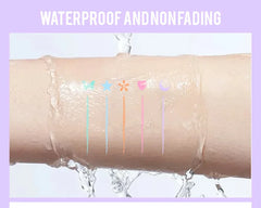 COOL STORY 5pcs Dual-ended Eyeliner Set Color Stamp Matte Long Lasting Quick Drying Waterproof Sweat Eyeliner