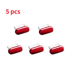 Metal Type C Dust Plugs Cellphone Anti-dust Protectors for Apple IPhone 15 Pro Max/15 Plus/15 Pro Samsung Dustplug