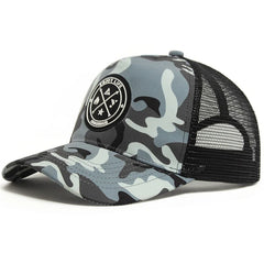 قبعة بيسبول صيفية شبكية للنساء والرجال من ENJOY LIFE مع رقعة حروف Snapback قبعة كاجوال قابلة للتنفس للجنسين قبعات سائقي الشاحنات في الشارع الهيب هوب