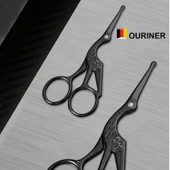 Facial Hair Scissors Rounded Professional Stainless Steel Mustache Nose Hair Beard Eyebrows Eyelashes Trimming Clippers