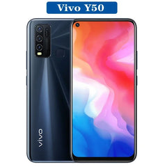 هاتف VIVO Y50 Global firmware الذكي Snapdragon 665 ثماني النواة 6.53 بوصة 5000 مللي أمبير 8 جيجابايت 128 جيجابايت كاميرات 16.0 ميجابكسل هاتف مستعمل