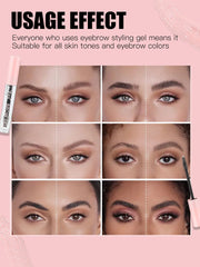 1pc Waterproof Eyebrow Styling Cream Long Lasting Quick-drying Natural Wild Eyebrow Styling Soap Brow Makeup