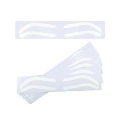50pc Disposable Eyebrow Design Stencil Eyebrow Tint Airbrush Auxiliary Sticker For Brows Shaping With Single Eyebrowstype Option