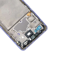 NEW For Samsung A33 A52 A52S A72 A52 5G A54 A73 Front Housing LCD Frame Bezel Plate Replacement Repair Part With Side Button