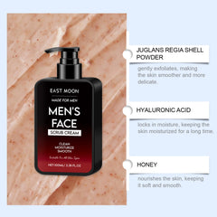 Exfoliating Moisturizing Men's Face Oil Control Scrub Cream Exfoliating Face Remove Blackhead Grease Nourish Soothing Skin Care