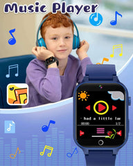 2024 New Kids Game Smart Watch Boys Girls Games Music Play Pedometer Time Display Video & Audio Recording Birthday Gift box NEW
