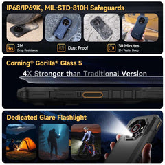 Armor X32 Pro 5G Rugged Phone Android  Waterproof Smartphone Up to 16GB RAM 256GB ROM  5.65”Dimensity 6300 NFC Mobile Phone