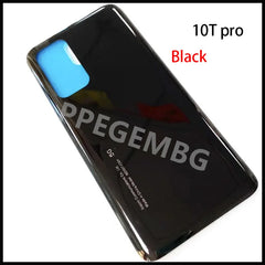 1 PCS For Xiaomi Mi 10T Mi10T Pro 5G M2007J3SY Phone Battery Cover Back Glass Panel Rear Door Lid Shell Housing Case + Adhesive