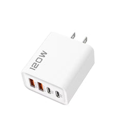 شاحن سريع 120 وات من النوع C Quick Charge 3.0 محول شاحن USB لأجهزة iPhone وSamsung وXiaomi PD USB شاحن سريع الشحن