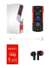 SERVO R25 PRO Originality Mobile Phone Dual SIM 2GGSM TWS Super Sound Blacklist Bluetooth Dial Speed Dial Auto Call Record Torch