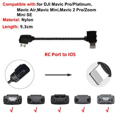 Data Cable OTG Remote Controller to Phone Tablet Connector USB TypeC IOS Extend for DJI MINI 4K/2/3 Pro/SE/Pro/Air/Mavic 2/3