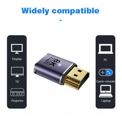 محول كابل HDMI 2.1 من UGOURD، محول من mini micro hdmi إلى HDMI 2.1 بسرعة 48 جيجابت في الثانية، 8K60HZ، 4K120HZ، لأجهزة العرض عالية الدقة، PS4، PS5، الكمبيوتر المحمول، الكمبيوتر الشخصي