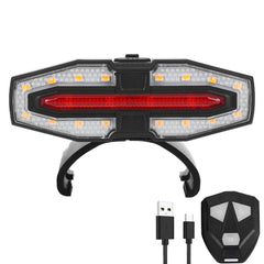 Turn Signal Rear Lamp USB Rechargable Waterproof E-Scooter Safety Warning Tail Light LED Turn Signal Light for M365 Pro 2 MI 4