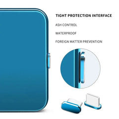 Metal Type C Dust Plugs Cellphone Anti-dust Protectors for Apple IPhone 15 Pro Max/15 Plus/15 Pro Samsung Dustplug