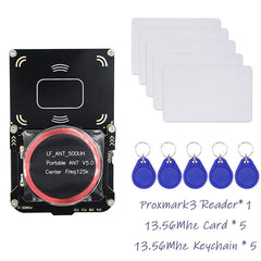 قارئ بطاقات RFID الجديد Proxmark3 512M وكاتب مفاتيح IC/ID ومجموعة برمجة ناسخة الرقائق الذكية NFC 5.0 وفك تشفير UID S50 ونسخها