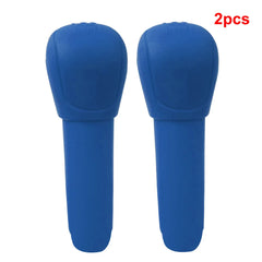 Gear Head Shift knob Cover Car Hand Brake Covers Handbrake Grips Gear Shift Collars Durable Silicone Interior Accessories