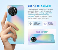 Blackview SHARK 8 Machine Android 13 8GB 128GB/256GB G99 6.78'' 120Hz 2.4K Display 64MP Camera