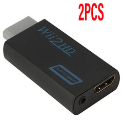 Wii To HDMI-Compatible Adapter Converter 3.5mm Audio For PC HDTV Monitor 1080P 720P Wii2 To HDMI-Compatible Converter Adapter
