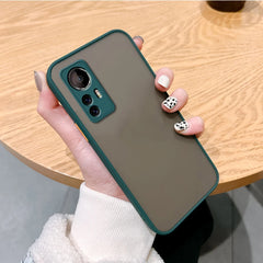 جراب هاتف مقاوم للصدمات لهاتف Xiaomi Mi 14T 13T 12T 14 12 13 11 Lite 5G NE 12X Poco X5 X3 NFC F3 F5 Pro غطاء خلفي صلب بإطار ناعم