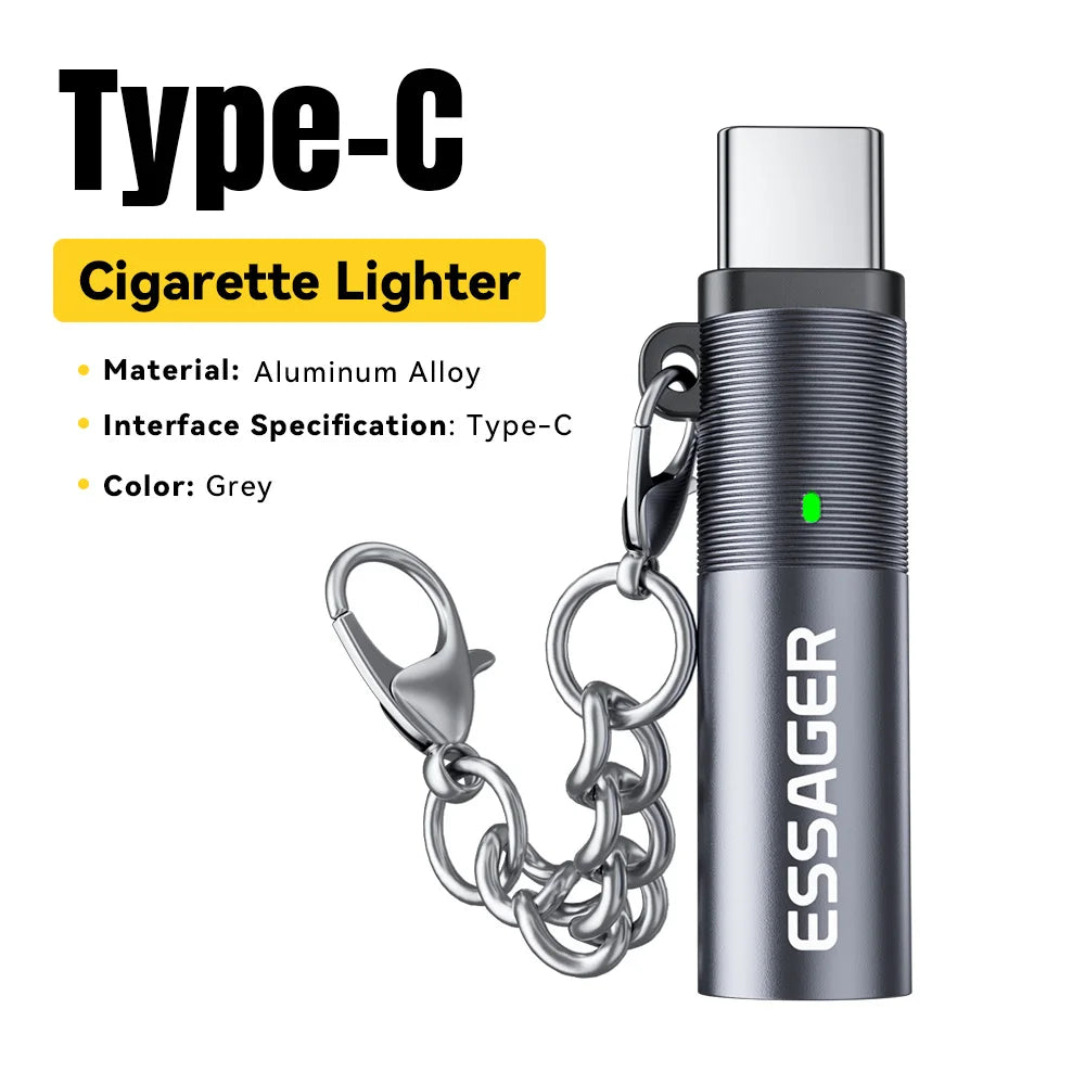 Essager TypeC Mini Cigarette Lighter Tungsten Wire Blowing Safety and Energy Saving Without Charging Can Be Carried On The Plane