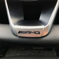 ABS Car Steering Wheel Emblem Sticker Interior Badge Decoration for Mercedes Benz W205 W168 W108 AMG W176 W204 W212 GLC CLA GLA