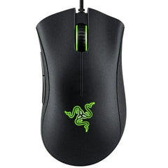 ماوس الألعاب السلكي الأصلي Razer DeathAdder Essential بدقة 6400 نقطة في البوصة مع مستشعر بصري و5 أزرار مستقلة لأجهزة الكمبيوتر المحمولة واللاعبين