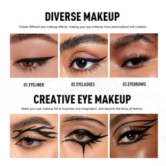 5PCS/Set 0.1mm Liquid Eyeliner Eyebrow Pencil - Anti-sweat, Anti-fouling, Lightweight, Suitable for All Skin Types