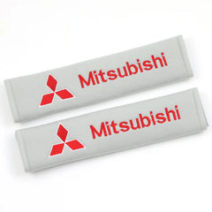 2Pcs/Set Car Styling Seat Belt Pad For Mitsubishi Lancer Asx Outlander Pajero l200 Galant Seat belt Cover Car Accessories