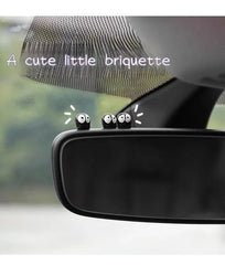 5/10/20/50pcs Cute Black Elf Car Interior Decoration Funny Auto Center Console Rearview Mirror Ornaments For Car Accessories