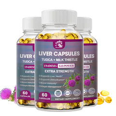 Greensure 60/120PCS Milk Thistle & Dandelion Extract Liver Capsule to Improve Liver Detoxification &Cleanse Support Liver Health