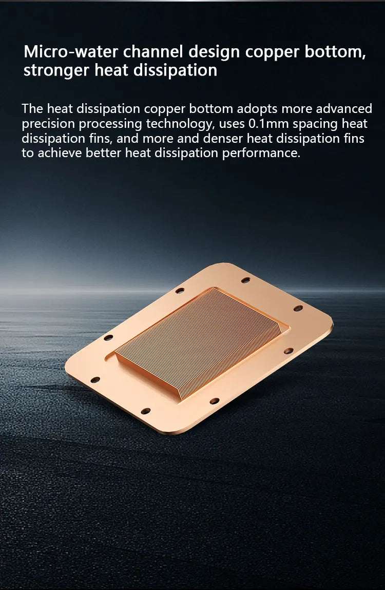 UPSIREN Poseidon mirror 360 ARGB All-in-one water cooling radiator/Infinity mirror lighting effects/TDP280W/Support LGA1700/AM5