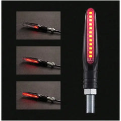 2PCS Universal LED Motorcycle Turn Signal Light 12v IP68 Waterproof Amber Flasher Indicator Blinker Rear Lights Lamp Accessories