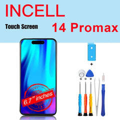 PINZHENG High Quality Screen INCELL LCD OLED For iPhone 14 Pro 15 Plus 13 Pro Max Display For iPhone Replacement With Tools