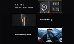 Android 15 Смартфон Cubot King Kong Power 5, 6.88" 120Hz Screen, 15300mAh Battery, 16GB RAM (6+10) 128GB ROM,MTK G100 5W Speaker