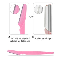30/12/10 Pcs Random Color Set Multipurpose Eyebrow Razor Tools And Facial Razor With Precision Cover,Safety
