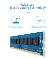 ذاكرة الوصول العشوائي TECMIYO 4 جيجابايت 8 جيجابايت DDR3 DDR3L 1600 ميجا هرتز 1333 ميجا هرتز PC3-12800U PC3-10600 DIMM 1.5 فولت 1.35 فولت 2RX8 ذاكرة غير ECC - أزرق